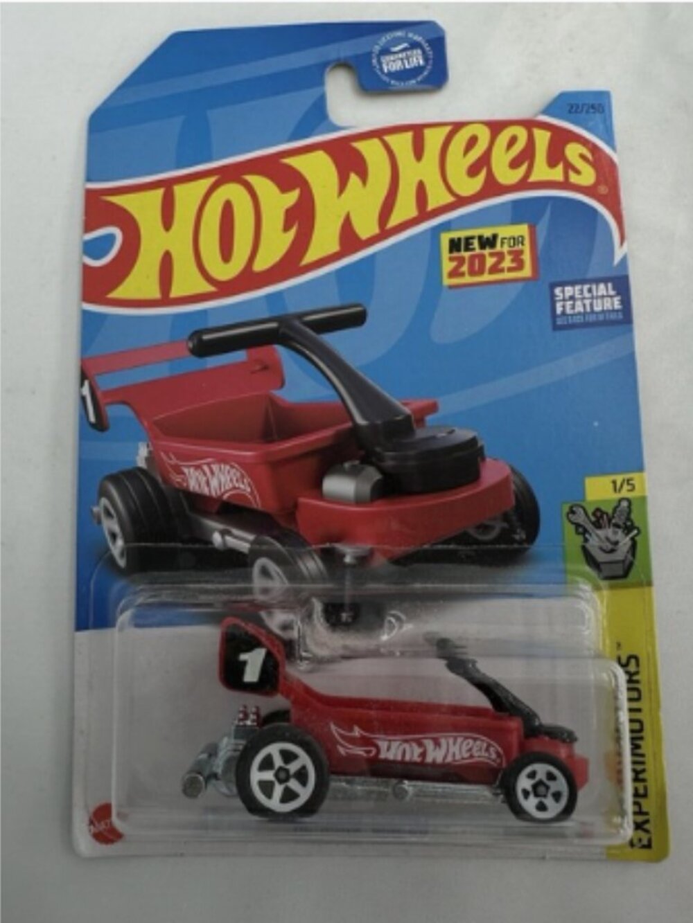 Hot Wheels Experimotors Draggin' Wagon Red 1/5 Mattel 22/250